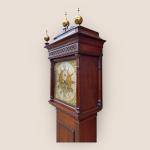 Georgian Oak 8-Day Grandfather Clock by Houton