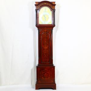 Antique English Miniature Mahogany Longcase Clock