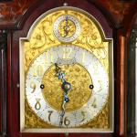 Antique English Miniature Mahogany Longcase Clock
