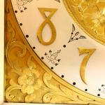 Antique English Miniature Mahogany Longcase Clock