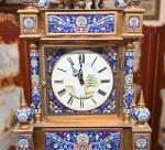 French Cloisonné Style Grandfather Clock