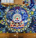 French Cloisonné Style Grandfather Clock