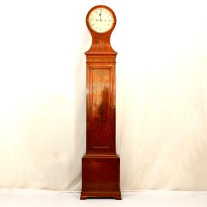 Antique Scottish Satinwood Longcase Clock by Wilson & Sharp