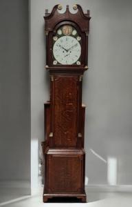 Birmingham W Nicholas Oak Longcase Clock 8-Day