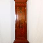 Antique Scottish Satinwood Longcase Clock by Wilson & Sharp
