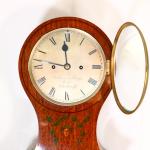 Antique Scottish Satinwood Longcase Clock by Wilson & Sharp