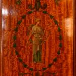 Antique Scottish Satinwood Longcase Clock by Wilson & Sharp