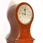Antique Scottish Satinwood Longcase Clock by Wilson & Sharp