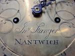 1780s John Stanyer Longcase Clock in Brass