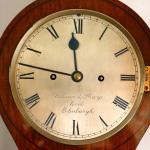 Antique Scottish Satinwood Longcase Clock by Wilson & Sharp