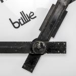 Vintage French Double-Sided Illuminated Station Clock