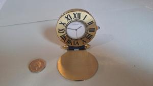 Vintage Cartier Alarm Clock - Quartz Desk Timepiece