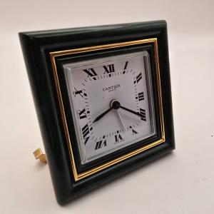 Cartier Lapis Lazuli Vintage Desk Alarm Clock