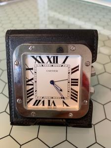 Cartier Santos Swiss Made Quartz Alarm Clock