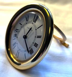 Cartier Desk and Travel Clock