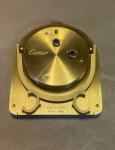 Cartier Gold Finish Travel Alarm Clock
