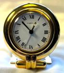 Cartier Pendulette Travel and Desk Clock