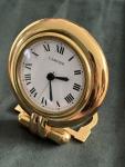 Cartier Colisee Gold Plated Alarm Desk Clock