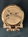 Cartier Colisee Gold Plated Alarm Desk Clock