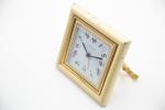 1980s Vintage Cartier Enamel Square Alarm Clock