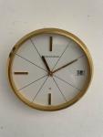 Jaeger LeCoultre Gold Tone 8-Day Desk Clock