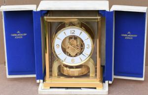 Jaeger Le Coultre Atmos Clock with Original Case