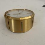 Jaeger LeCoultre Gold Tone 8-Day Desk Clock