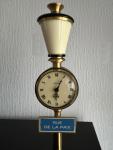 1960s Jaeger Le Coultre Brass Lamp Post Clock