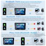 Carpuride W702 Pro 7" Motorcycle CarPlay Screen