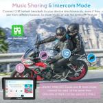 Carpuride W502PRO 5" Motorcycle GPS with Bluetooth