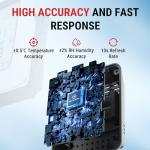 Bluetooth Room Thermometer and Hygrometer with Alerts