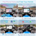 Carpuride W502PRO 5" Motorcycle GPS with Bluetooth