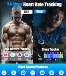 LIGE Men's GPS Smart Watch with AMOLED Display