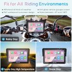 Carpuride W502PRO 5" Motorcycle GPS with Bluetooth