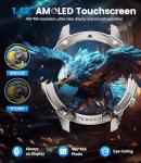 LIGE Men's GPS Smart Watch with AMOLED Display