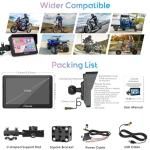 Carpuride W502PRO 5" Motorcycle GPS with Bluetooth