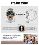 LIGE Men's GPS Smart Watch with AMOLED Display