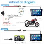 Carpuride W702 Pro 7" Motorcycle CarPlay Screen