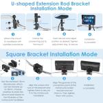 Carpuride W702 Pro 7" Motorcycle CarPlay Screen