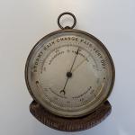 Vintage French Brass Barometer - PNHB