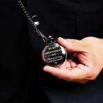 Engraved Wedding Pocket Watches for Groomsmen