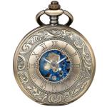 Kchss Skeleton Pocket Watch with Roman Numerals