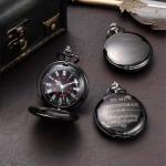 Engraved Wedding Pocket Watches for Groomsmen
