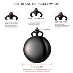 Kchss Retro Handwind Mechanical Pocket Watch