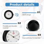 Nievajio Waterproof Nurse Fob Watch - Black