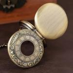 Kchss Skeleton Pocket Watch with Roman Numerals