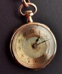 Antique 18ct Gold Rose Cut Diamond Pocket Watch