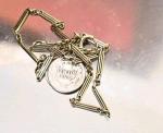 Antique Gold Pocket Watch with 1901 Coin Chain