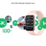 Samsung Galaxy Fit3 Smartwatch in Pink Gold