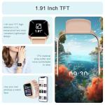 IOWODO Women's Smart Watch: Fitness Tracker & Calls